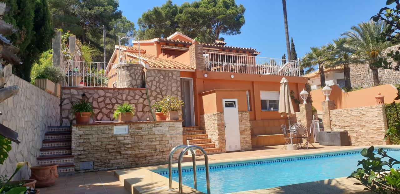 Villa En Denia Con Vistas Al Mediterraneo Екстер'єр фото